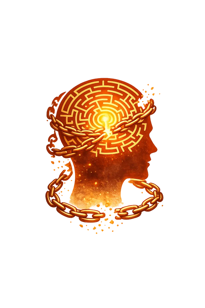 Brain and Chains Illustration